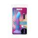 Фалоімітатор що світиться в темряві ADDICTION Rave 8 Dildo Blue Purple SO6851 фото 8