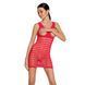 Бодистокинг-платье с открытой грудью Passion BS092 red One size
