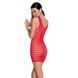 Бодистокинг-платье с открытой грудью Passion BS092 red One size