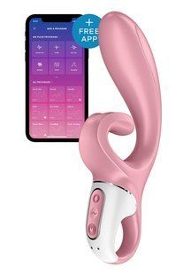 Смарт вібратор кролик Satisfyer Hug Me рожевий SO6274 фото