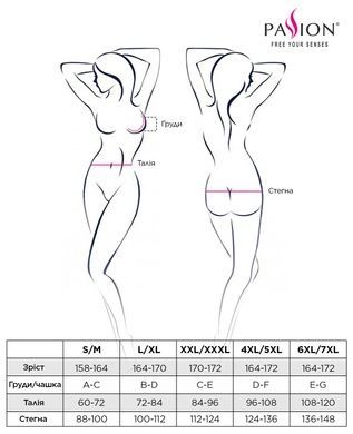 Ажурні сексуальні жіночі трусики -стрінги Passion ATHENA XXL/XXXL білі