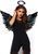 (SALE) Крила чорного ангела Leg Avenue Angel Accessory Kit Black, крила, німб