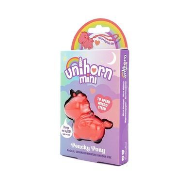 Вібратор-єдиноріжка Unihorn Mini - Peachy Pony, брелок з вібрацією SX2869 фото
