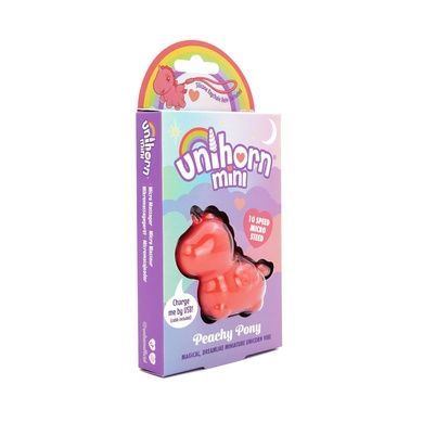 Вібратор-єдиноріжка Unihorn Mini - Peachy Pony, брелок з вібрацією SX2869 фото