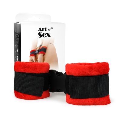 Наручники Art of Sex Червоні SO8497 фото