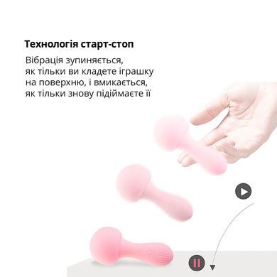 Вібромасажер Otouch MUSHROOM Pink SO9426 фото
