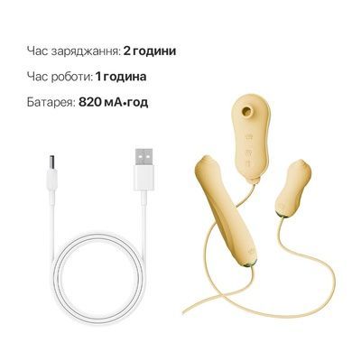 Набір Zalo UNICORN Set Yellow (віброяйце, пульсатор, вакуумний стимулятор) SO6689 фото