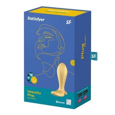 Анальная пробка с вибрацией Satisfyer Intensity Plug Gold SO8627 фото