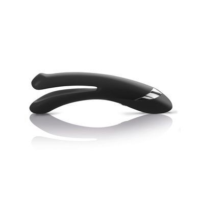 Вібратор подвійний з електростимуляцією Mystim Tingling Aparte eStim Black SO2989 фото