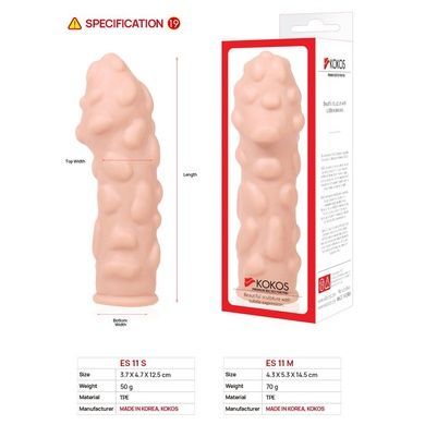 Насадка на член Kokos Extreme Sleeve ES.11 размер M SO2491 фото