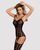 Бодістокінг Obsessive Bodystocking G310, XL/XXL, імітація пояса з панчохами, круглі вирізи на ногах