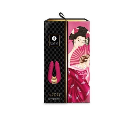 Вібратор для клітора Shunga Aiko Raspberry SO6900 фото