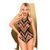 Боди с геометрическим орнаментом Penthouse - Go Hotter Black XL