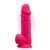 Фалоімітатор з вібрацією SilexD Norman Vibro Pink size 8,5 SO5017 фото