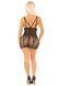 Бодістокінг плаття Leg Avenue Heart Net Mini Dress One Size Black