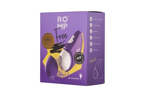 Вакуумний кліторальний стимулятор Romp Free SO6952 фото