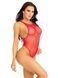 Боді-сітка Leg Avenue Net snap crotch tank bodysuit Red, One Size