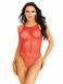 Боді-сітка Leg Avenue Net snap crotch tank bodysuit Red, One Size