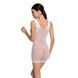 Бодістокінг-сукня з відкритими грудями Passion BS092 white One size