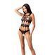 Сексуальный боди с вырезами Passion BS083 black One size