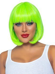 Парик Leg Avenue 12&Prime; Neon short bob wig Neon Green