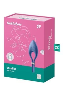 Ерекційне віброкільце-ласо Satisfyer Duelist Blue SO6275 фото