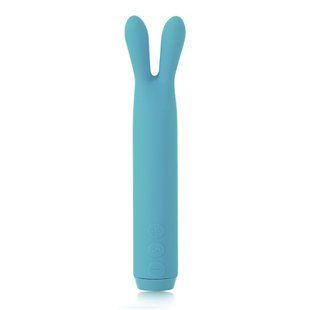 Вібратор з вушками Je Joue Rabbit Bullet Vibrator Teal SO3032 фото