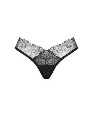 Жіночі трусики для повсякденного носіння Obsessive Bella Rou XL/2XL чорні