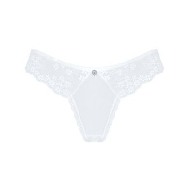 Напівпрозорі сексуальні жіночі трусики Obsessive Heavenlly XS/S білі