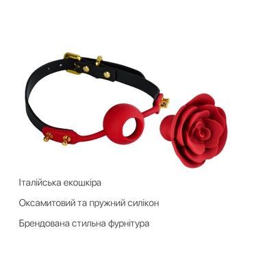 Кляп в виде розы Zalo Rose Ball Gag SO6690 фото