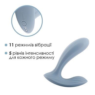 Смарт-вібратор в трусики Svakom Erica Dusty Blue SO8978 фото