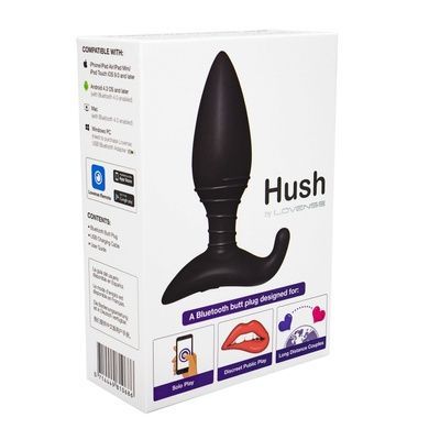 Анальна смарт вібропробка Lovense Hush розмір S SO4084 фото