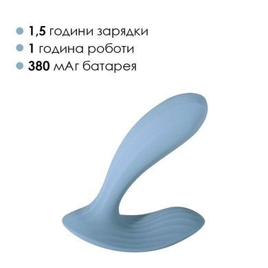 Смарт-вібратор в трусики Svakom Erica Dusty Blue SO8978 фото