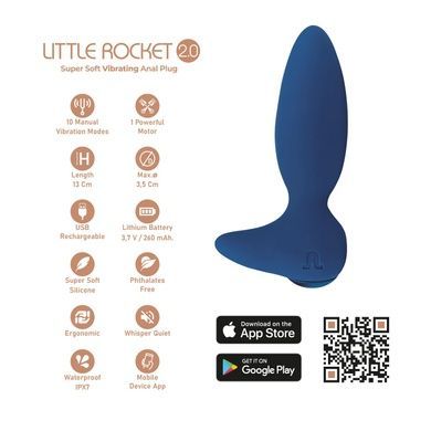 Анальная вибропробка Adrien Lastic Little Rocket 2.0 SX1275 фото