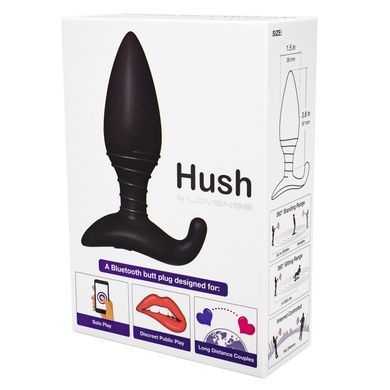 Анальна смарт вібропробка Lovense Hush розмір S SO4084 фото
