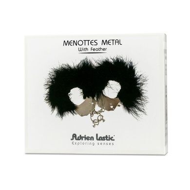 Наручники металеві Adrien Lastic White AD30310 фото