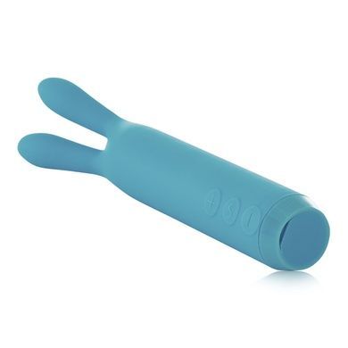Вібратор з вушками Je Joue Rabbit Bullet Vibrator Teal SO3032 фото