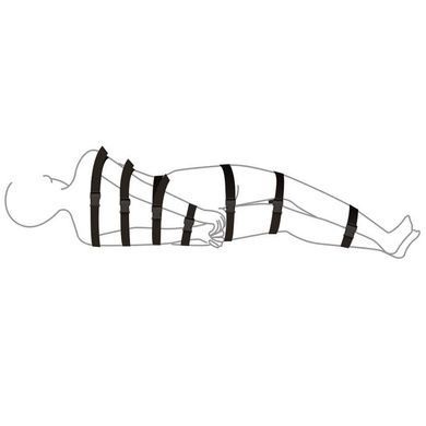 Ремни для бондажа Art of Sex - BDSM Bondage Black Night Simple SO5166 фото