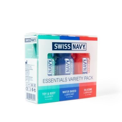 Набор Swiss Navy Essentials Variety Pack 3х30мл SX1362 фото