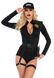 Костюм еротичних спецсил Leg Avenue SWAT Team Babe M, боді, пояс, підв&rsquo;язки, іграшкова рація, кепка
