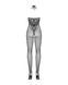 Бодістокінг Obsessive Bodystocking G308 S/M/L, халтер, декор у вигляді татуювання