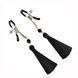Зажим для сосков Art of Sex Black Tassels SO5856 фото 3