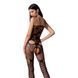 Ажурный бодистокинг с интимными вырезами Passion BS076 black One size