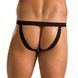 Мужские слипы на шнуровке Passion 044 SLIP BEN XXL/XXXL Black, экокожа, люверсы