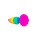 Анальна пробка Wooomy Hiperloo Silicone Rainbow Plug L SO7434 фото 2