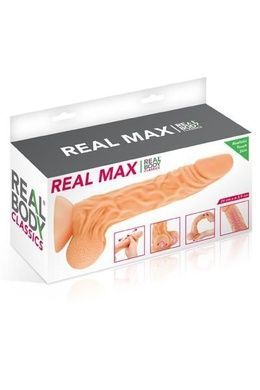Фалоімітатор Real Body Real Max діаметр 4,3 см SO1890 фото
