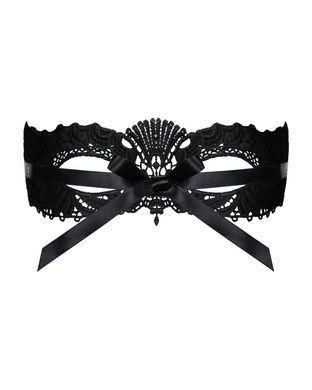 Мереживна маска Obsessive A700 mask, єдиний розмір, чорна