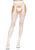 Ажурні колготки із сердечками Leg Avenue Heart White, one size, імітація панчіх