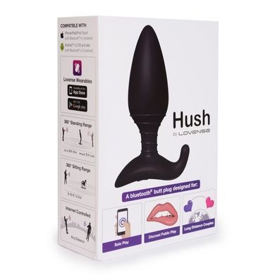 Анальна смарт вібропробка Lovense Hush розмір L SO4085 фото