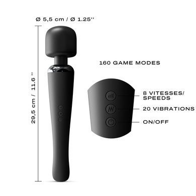 Вібромасажер Dorcel Megawand Black SO1403 фото
